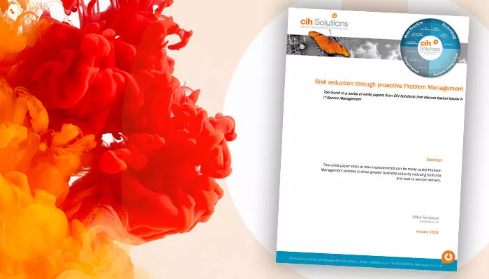 Risk reduction through proactive Problem Management